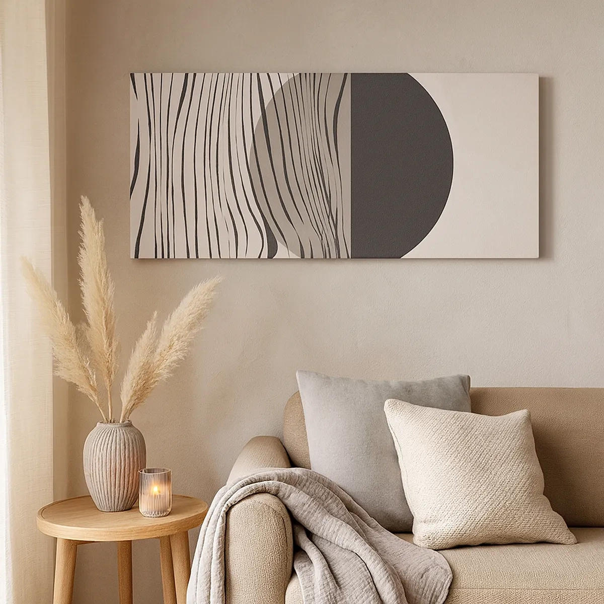 Vászonkép - A feles kompozíciója - 30x30 cm