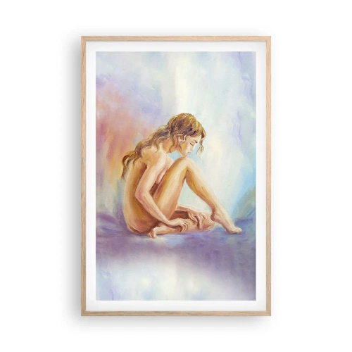 Poszter világos tölgy keretben - A fiatalság cselekedete - 61x91 cm