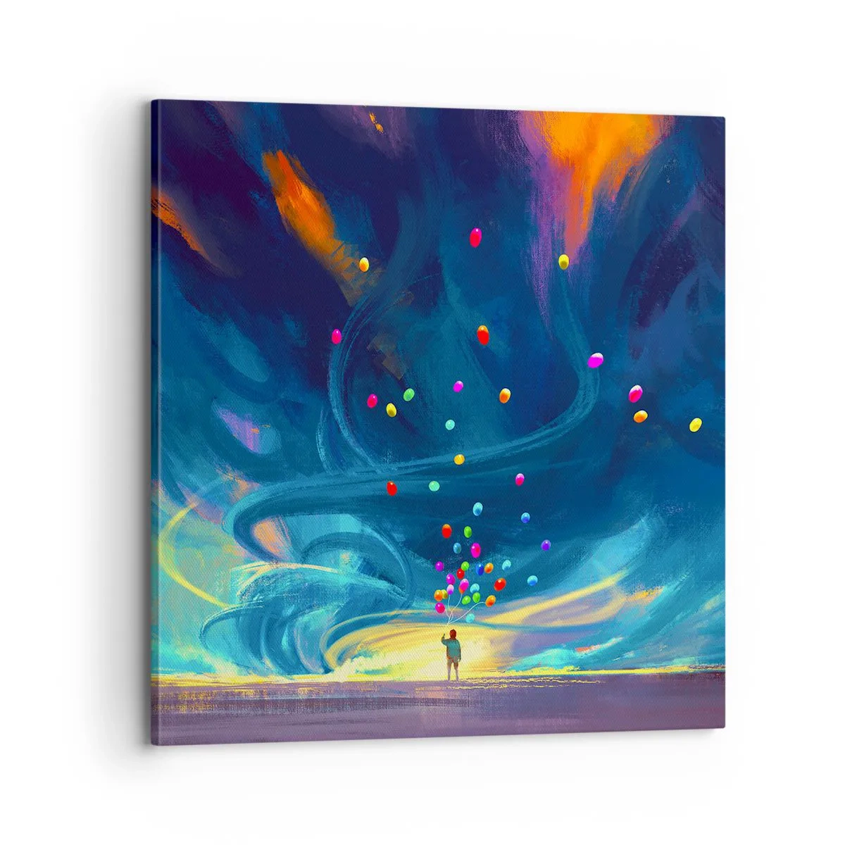 Vászonkép - A kék szélnek - 70x70 cm