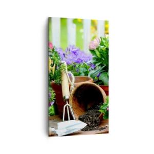 Vászonkép - Zosia kertje - 45x80 cm