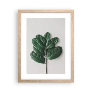 Poszter világos tölgy keretben - Rajz csak a természetről - 30x40 cm