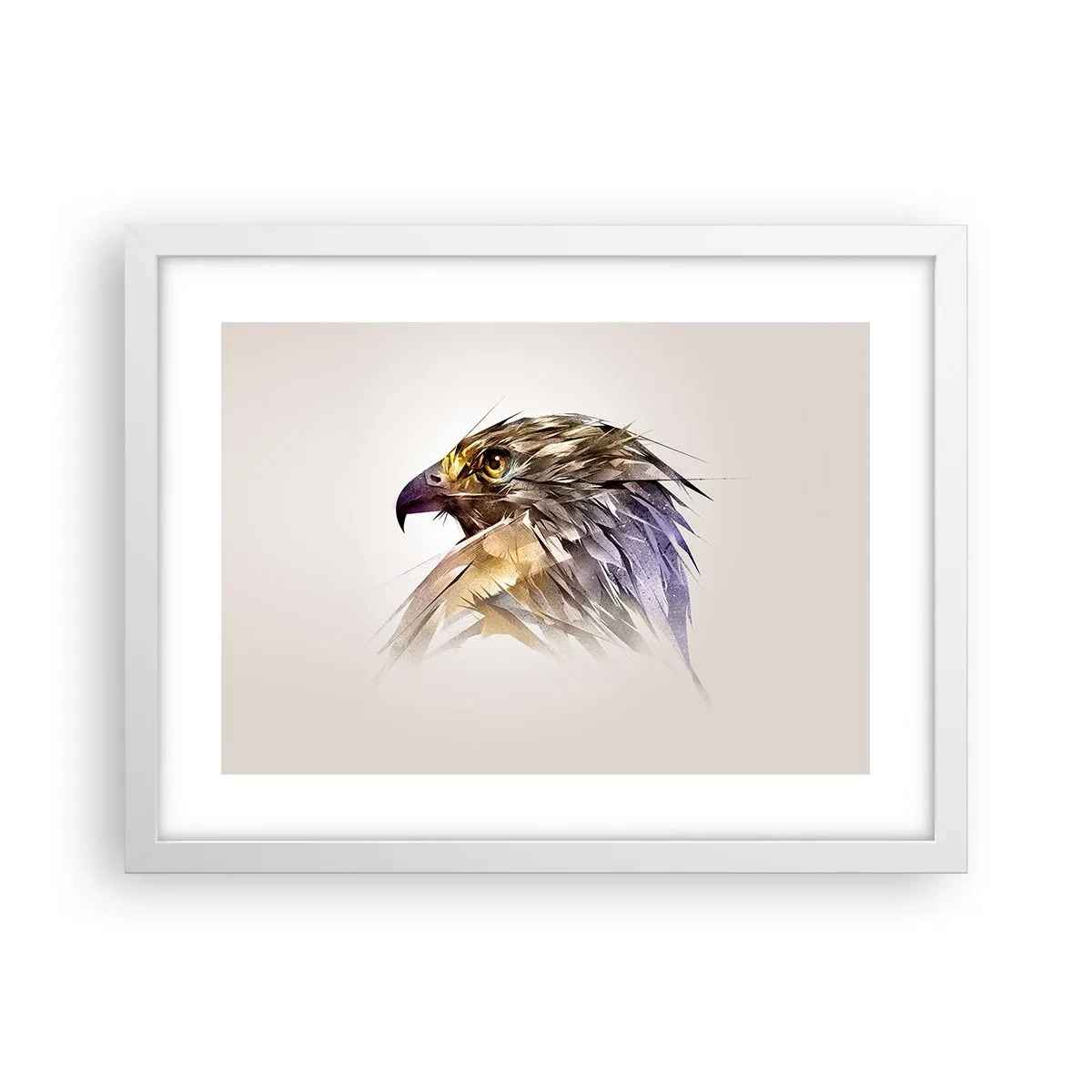 Poszter fekete keretben - Egy harcos portréja - 40x30 cm