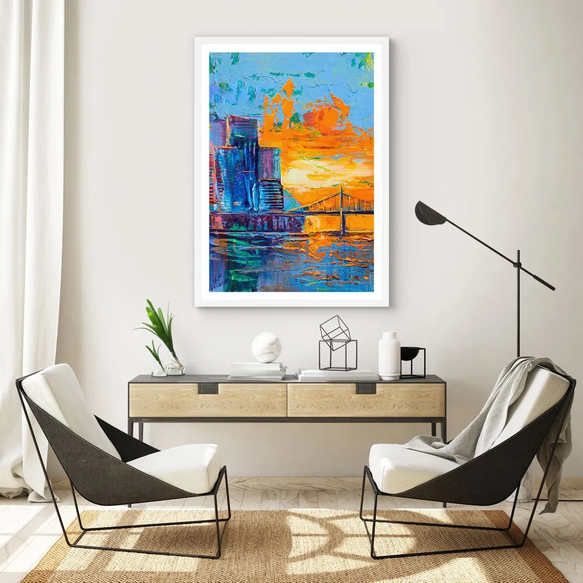 Poszter fekete keretben - Kultúra és természet - 70x100 cm