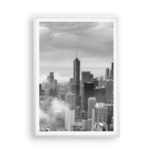 Poszter fekete keretben - Amerikai táj - 70x100 cm