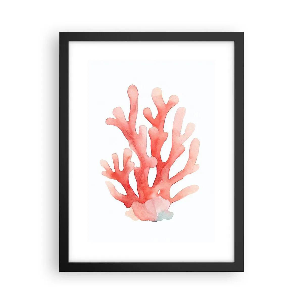 Poszter fehér keretben - A korall színe - 30x40 cm
