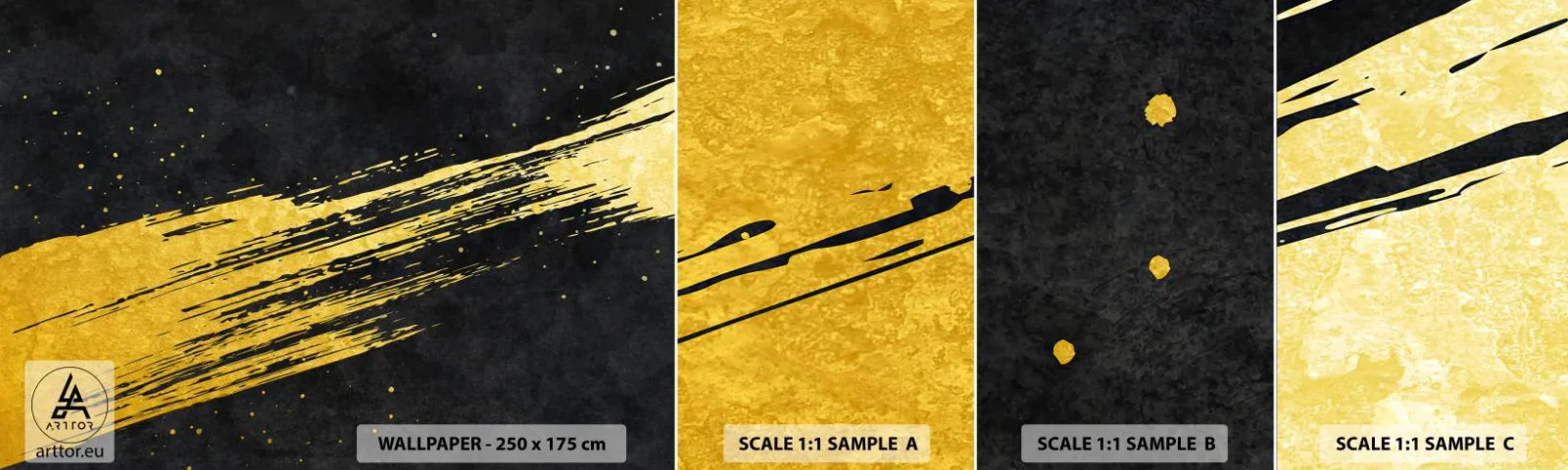 Fotótapéta Minta Standard Eco - Ugrás a hipertérbe - Art Deco, Elegáns, Sötét - 100x30 cm