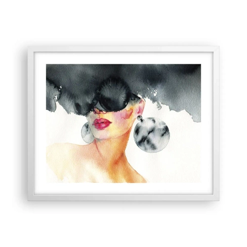 Poszter fekete keretben - Az elegancia titka - 50x40 cm