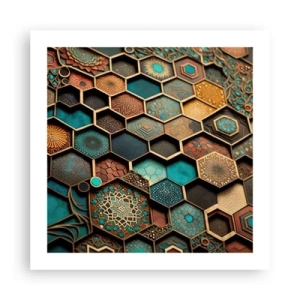 Poszter - Arab ornamentika - egy variáció - 50x50 cm