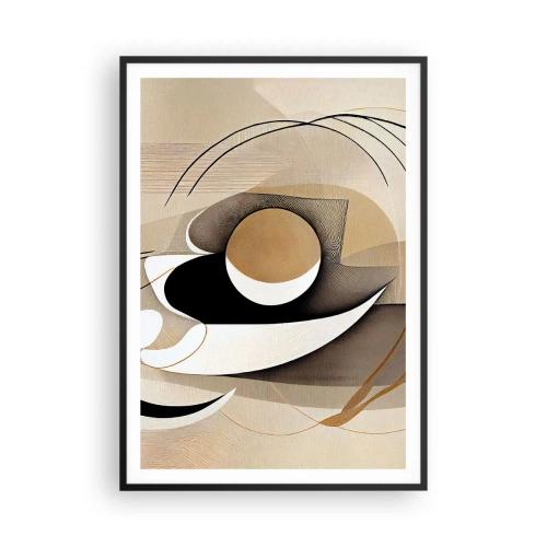 Poszter fehér keretben - Kompozíció: a dolgok lényege - 70x100 cm