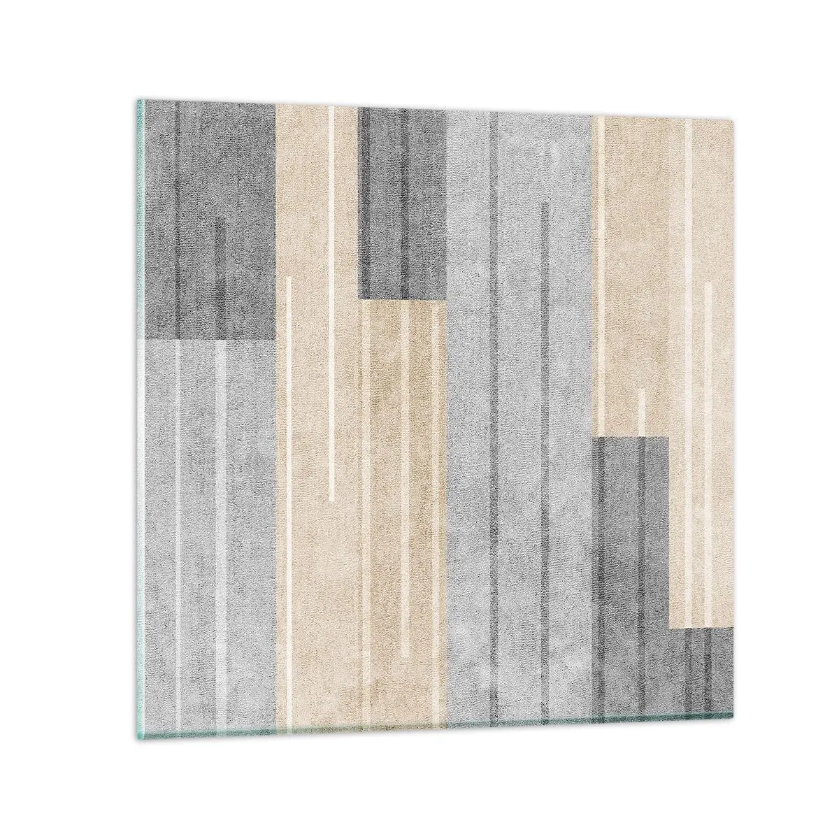 Üveg kép - Kompozíció: tartsa a függőlegeset - 30x30 cm