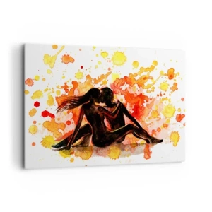 Vászonkép - És világosság lett - 100x70 cm