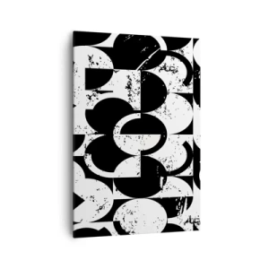 Vászonkép - A fehér fehér, a fekete pedig fekete - 70x100 cm
