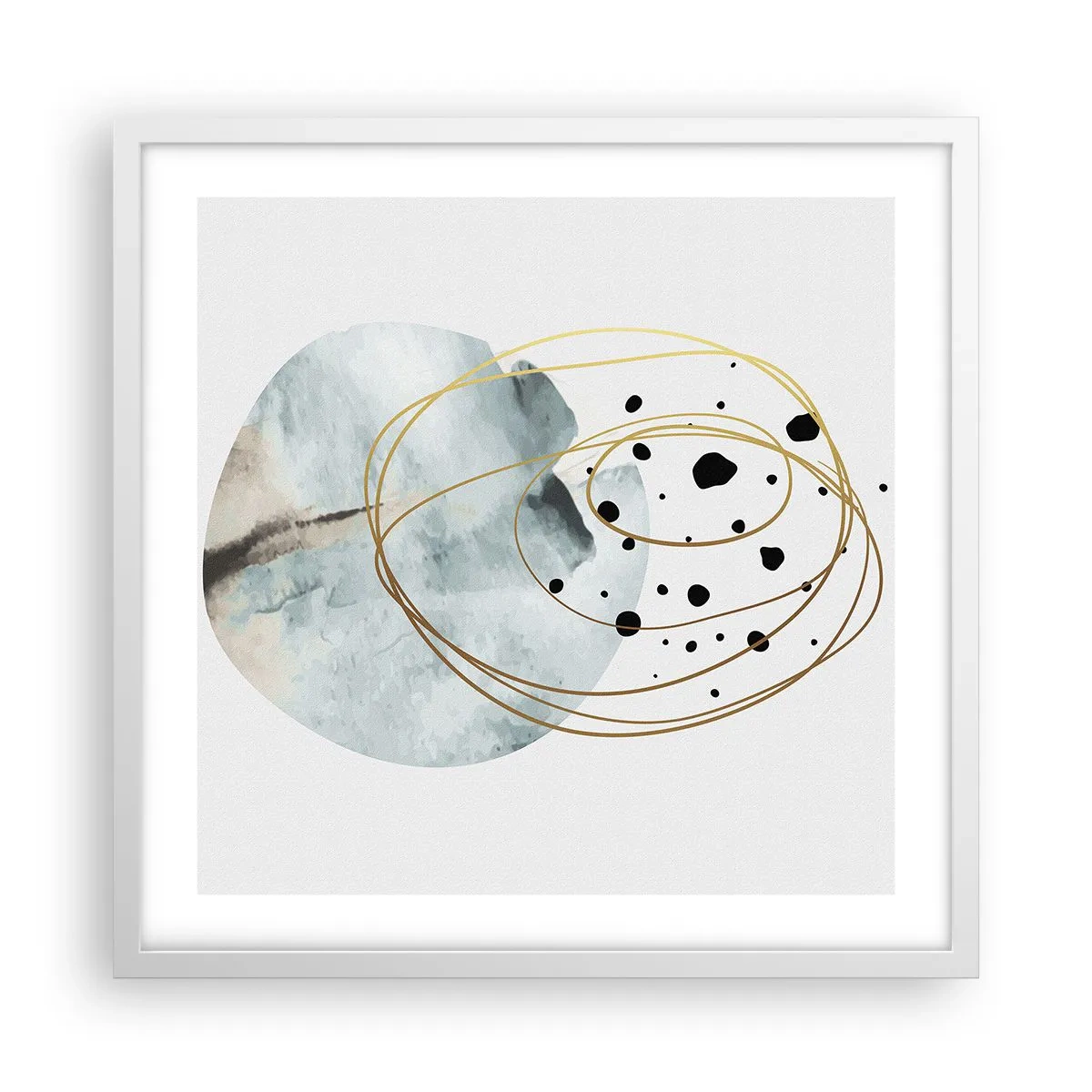 Poszter fekete keretben - Az ölelő térben - 50x50 cm