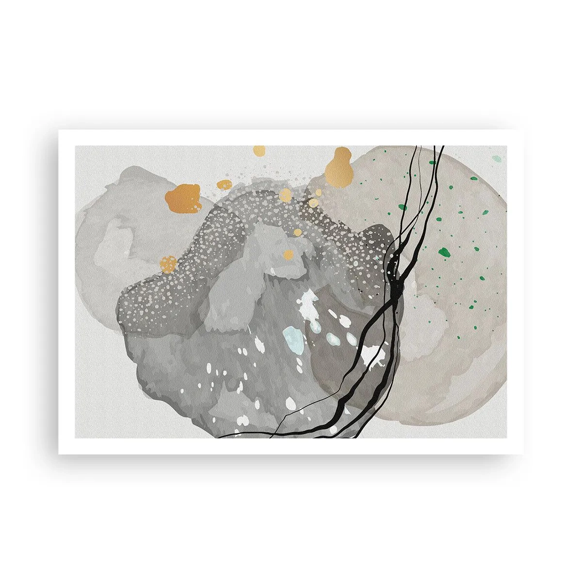 Poszter - Organikus kompozíció - 100x70 cm