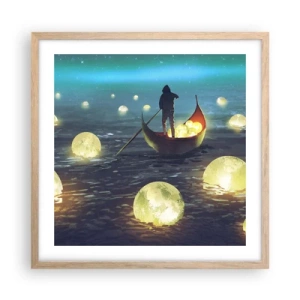 Poszter világos tölgy keretben - Olyan dolgok, amelyekről a filozófusok soha nem álmodtak - 50x50 cm