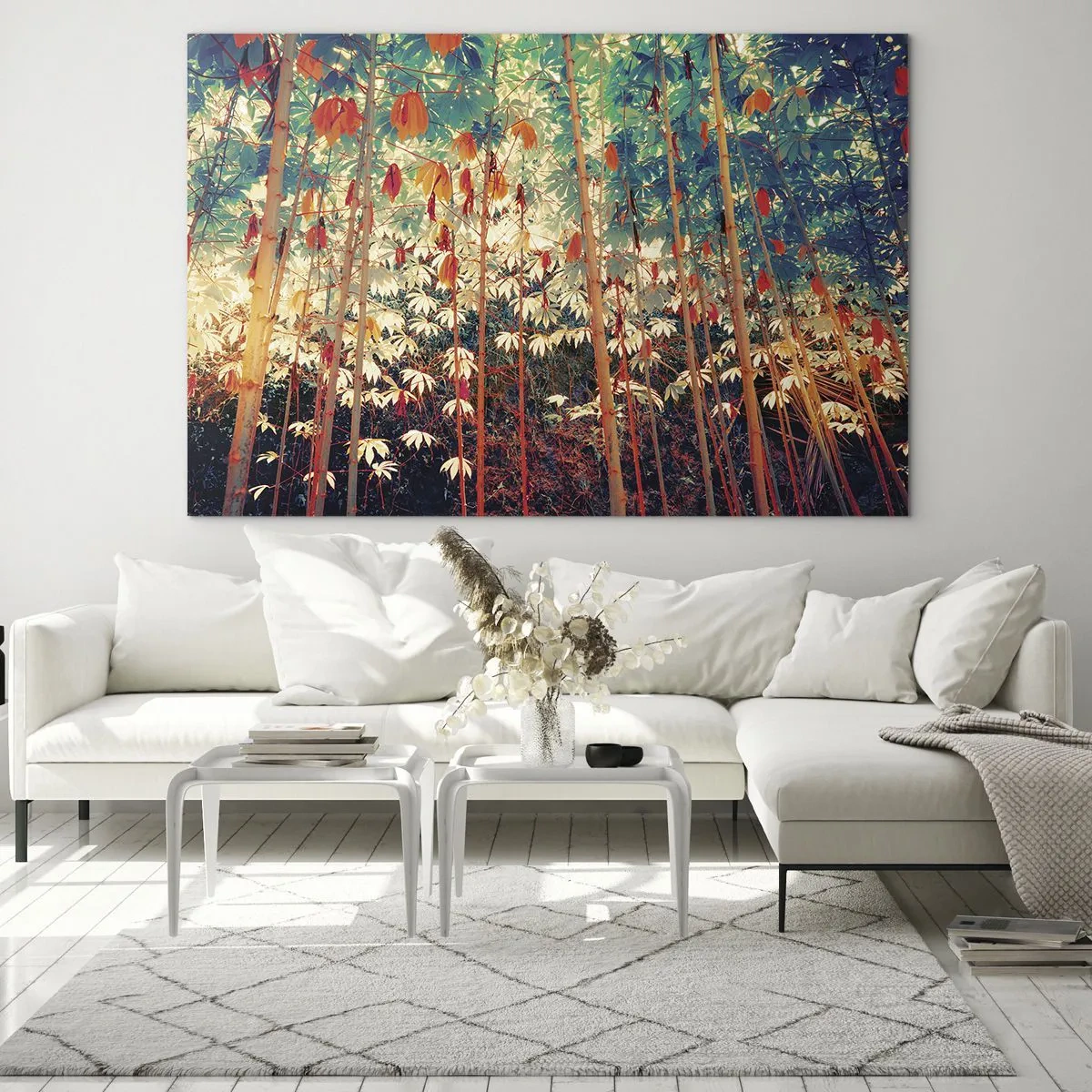 Üveg kép - A levelek titkos élete - 100x70 cm