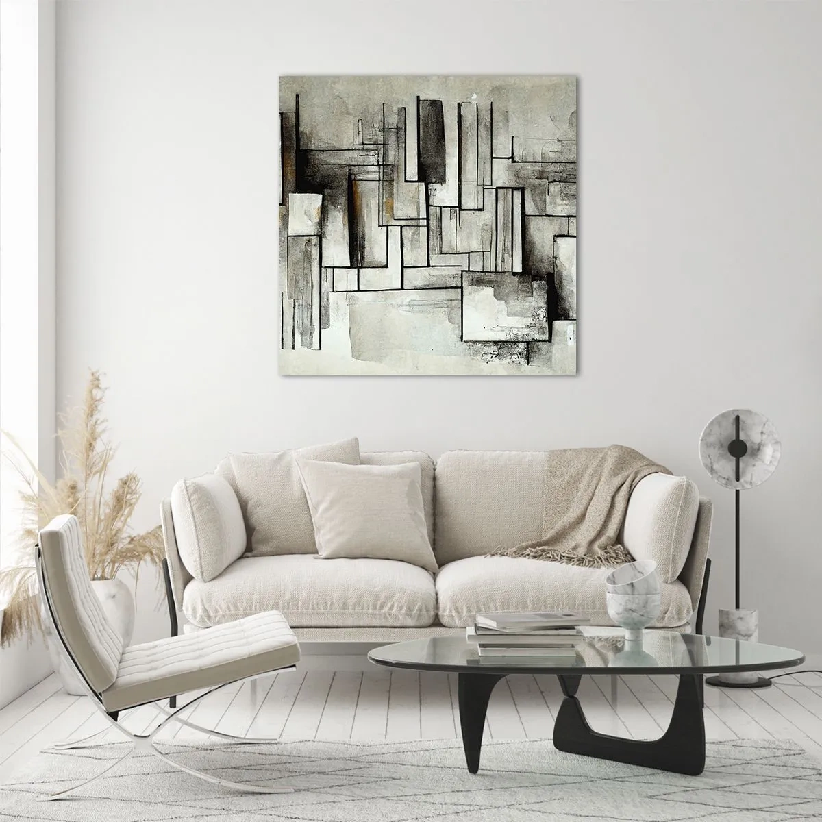 Üveg kép - Az egyszerűség ereje - 70x70 cm