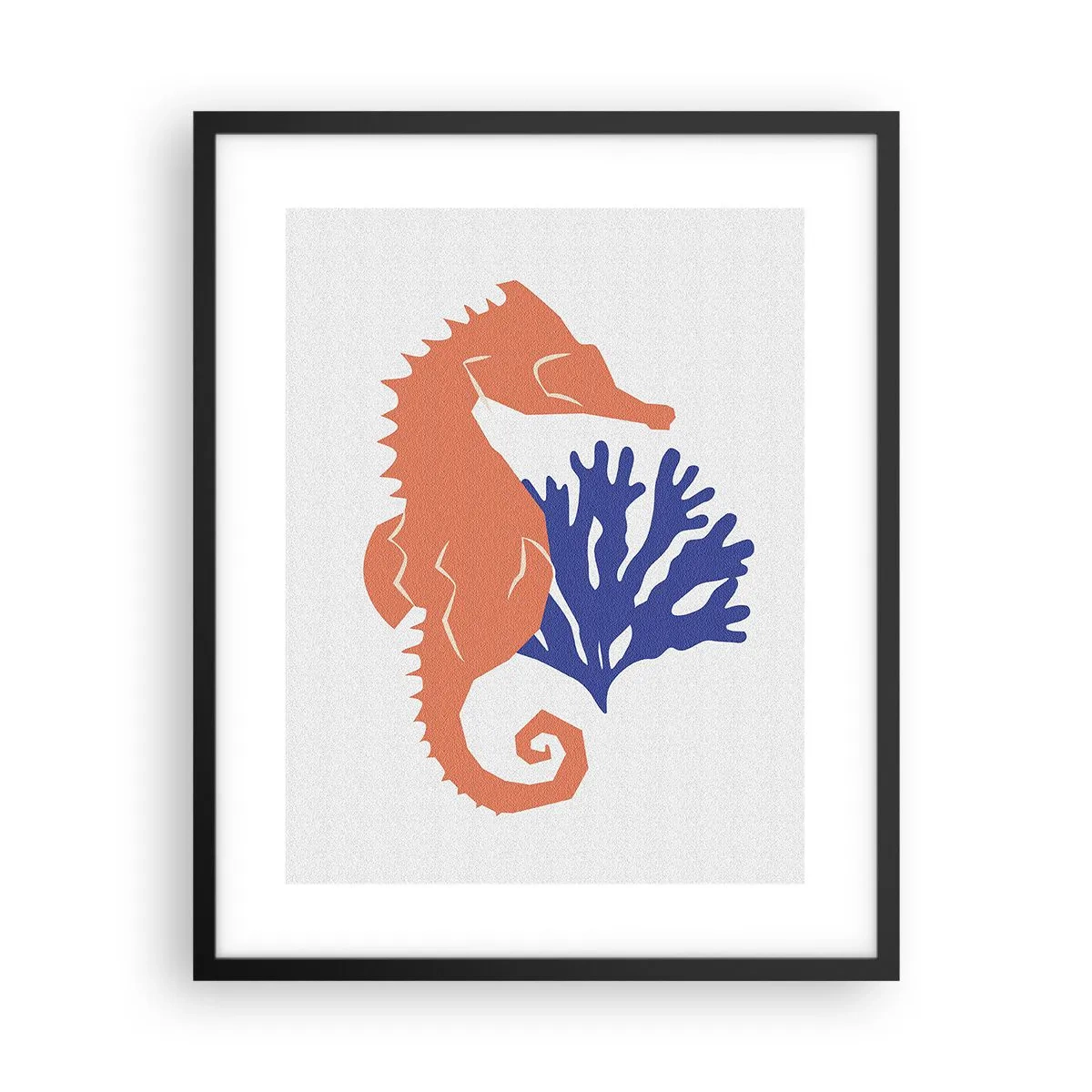 Poszter fehér keretben - Egy víz alatti réten - 40x50 cm