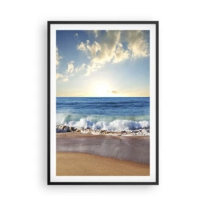 Poszter fehér keretben - Mozgás és nyugalom egyszerre - 61x91 cm