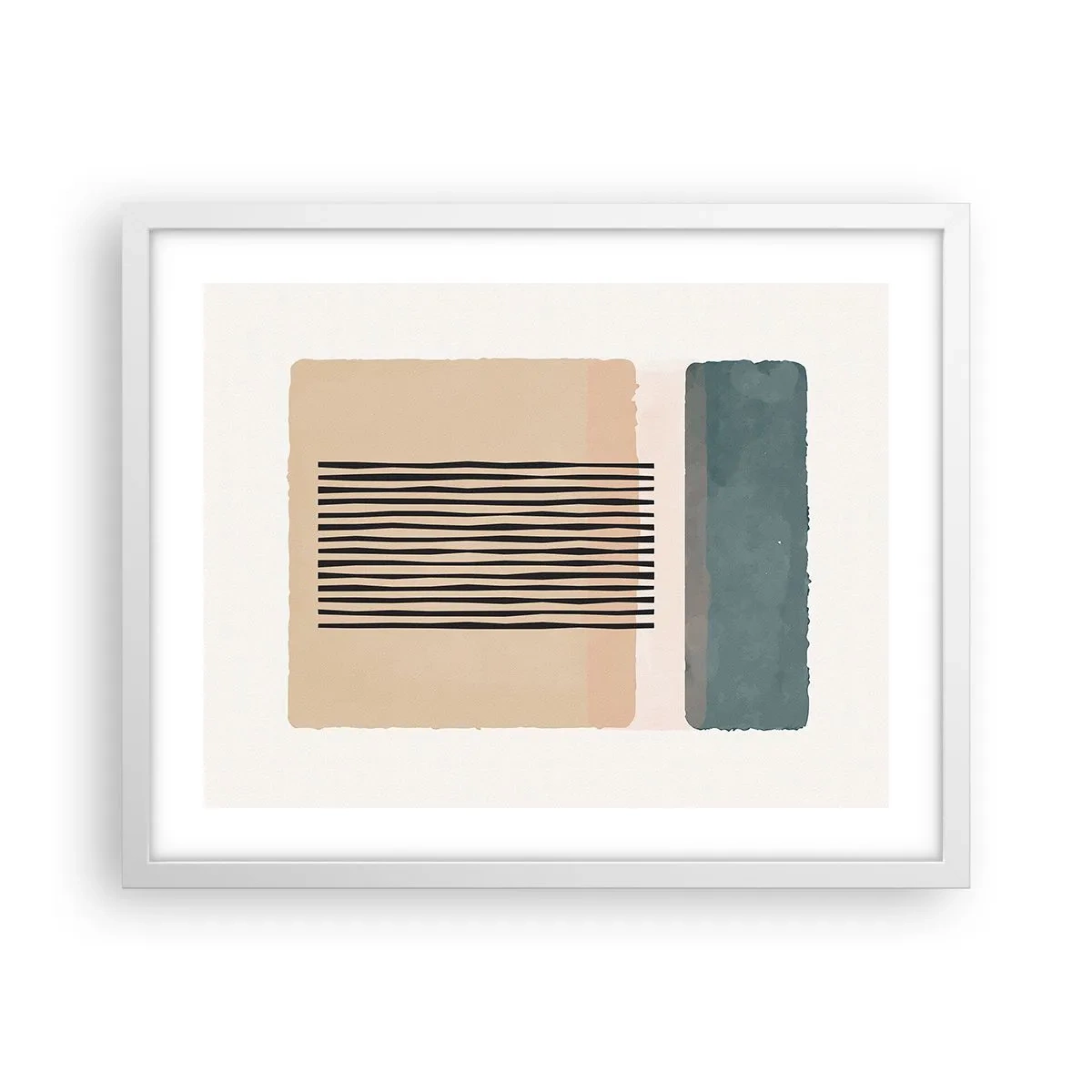 Poszter fekete keretben - Minden rendben - 50x40 cm