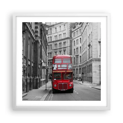 Poszter fekete keretben - A mindennapi életnek nem kell szürkének lennie - 50x50 cm