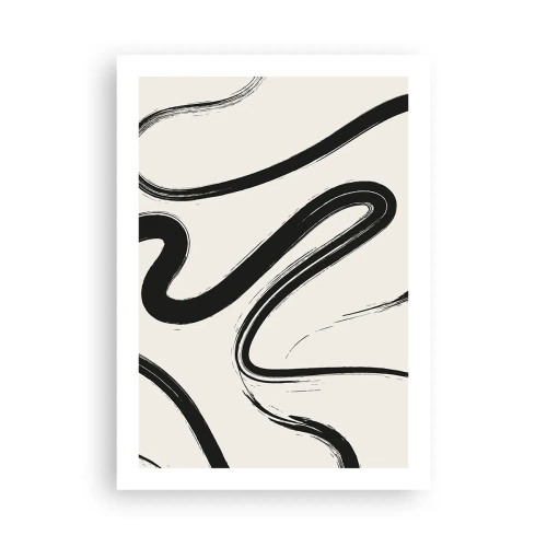 Poszter - Fekete-fehér rajongás - 50x70 cm