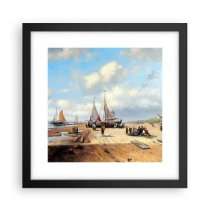 Poszter fehér keretben - Egy sikeres fogás után - 30x30 cm