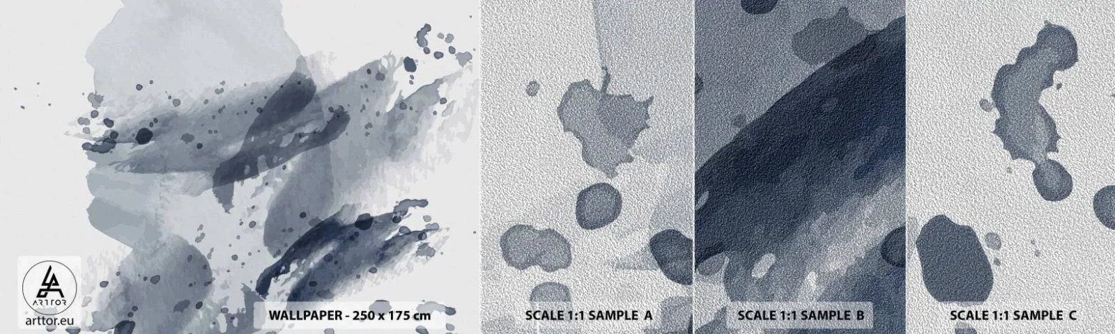 Fotótapéta Minta Premium Sand - A víz természetének tanulmánya - Absztrakció, Darab, Modern minta - 100x30 cm