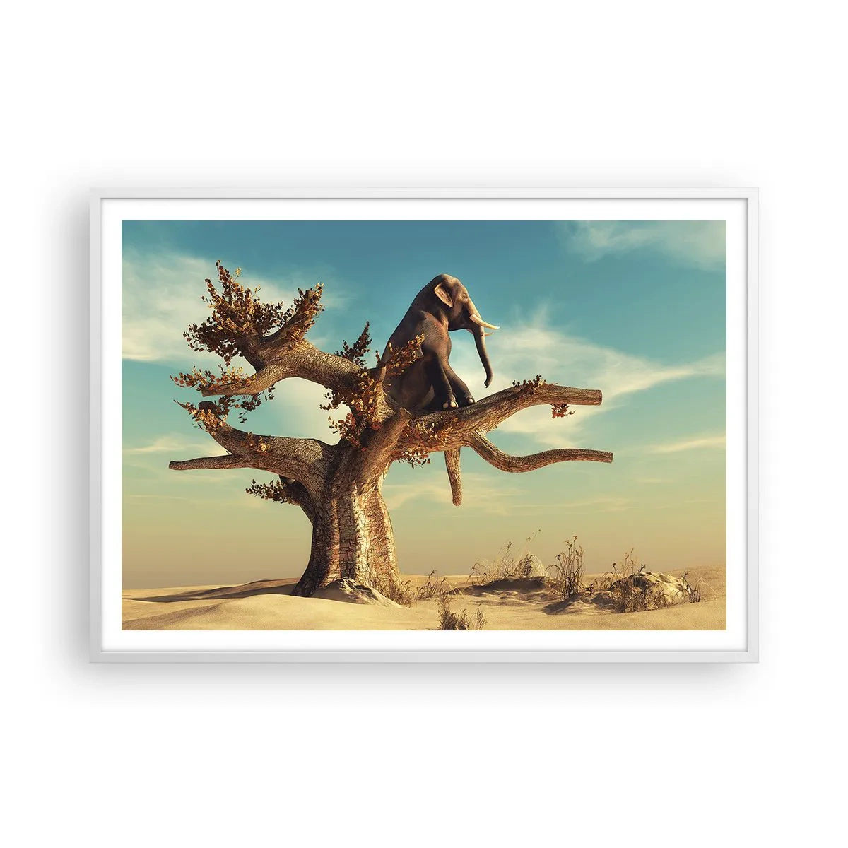 Poszter fekete keretben - Egy új nézőpont - 100x70 cm