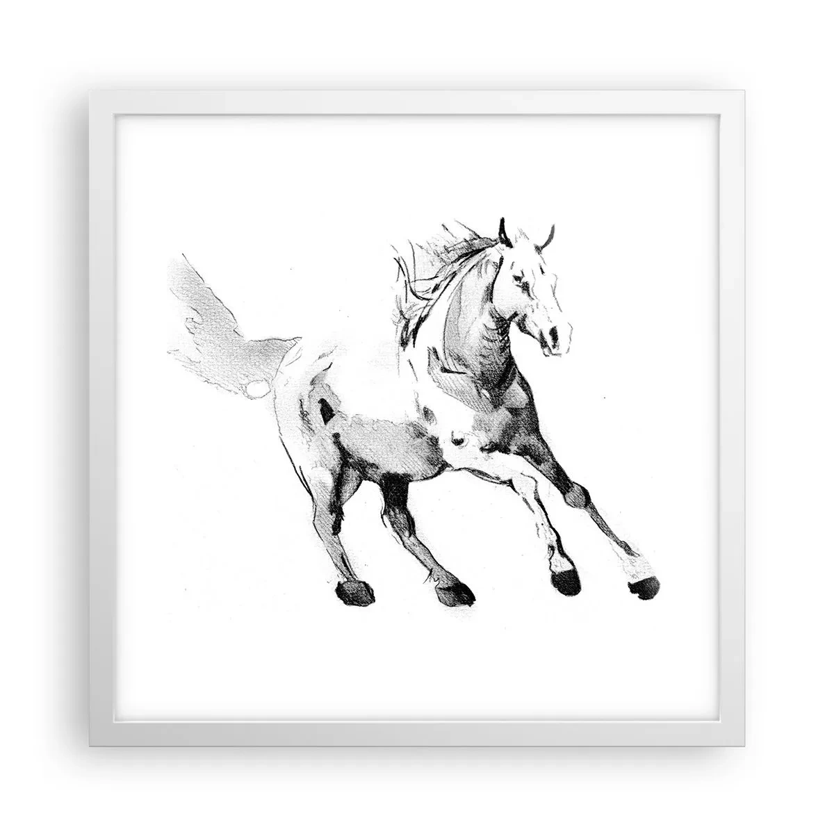 Poszter fekete keretben - Megszelídíthetetlen lélek - 40x40 cm