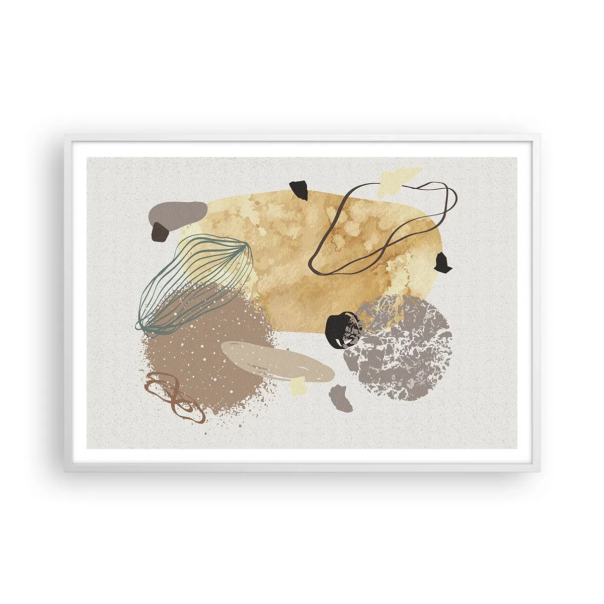 Poszter fekete keretben - Alkalmazott plumkológia - 100x70 cm