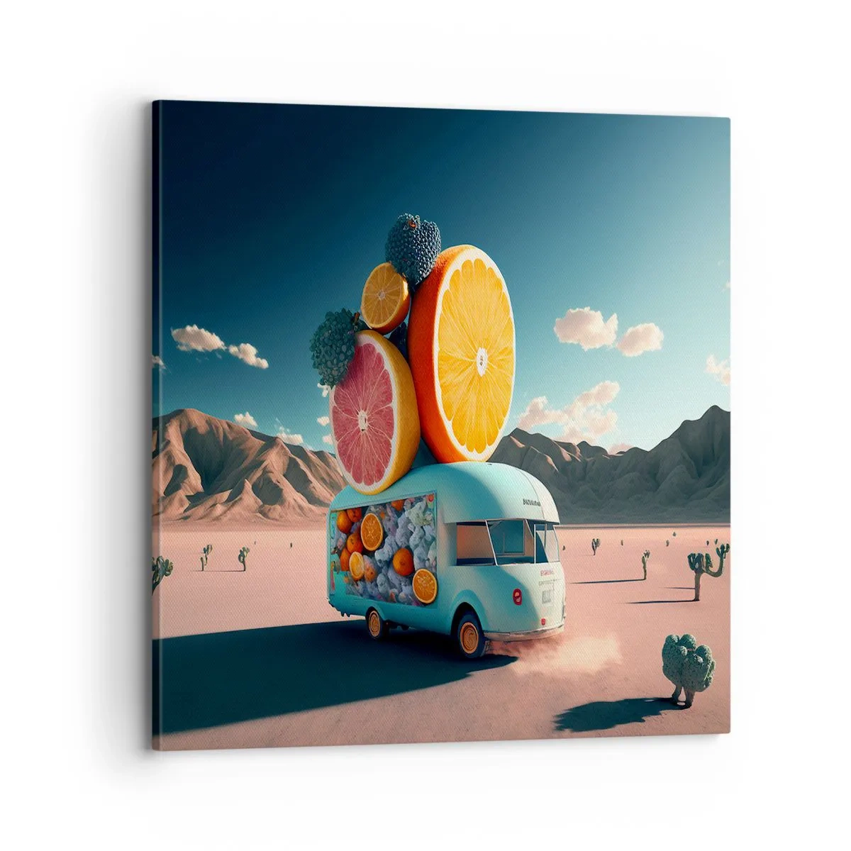 Vászonkép - A nyaralás íze - 70x70 cm