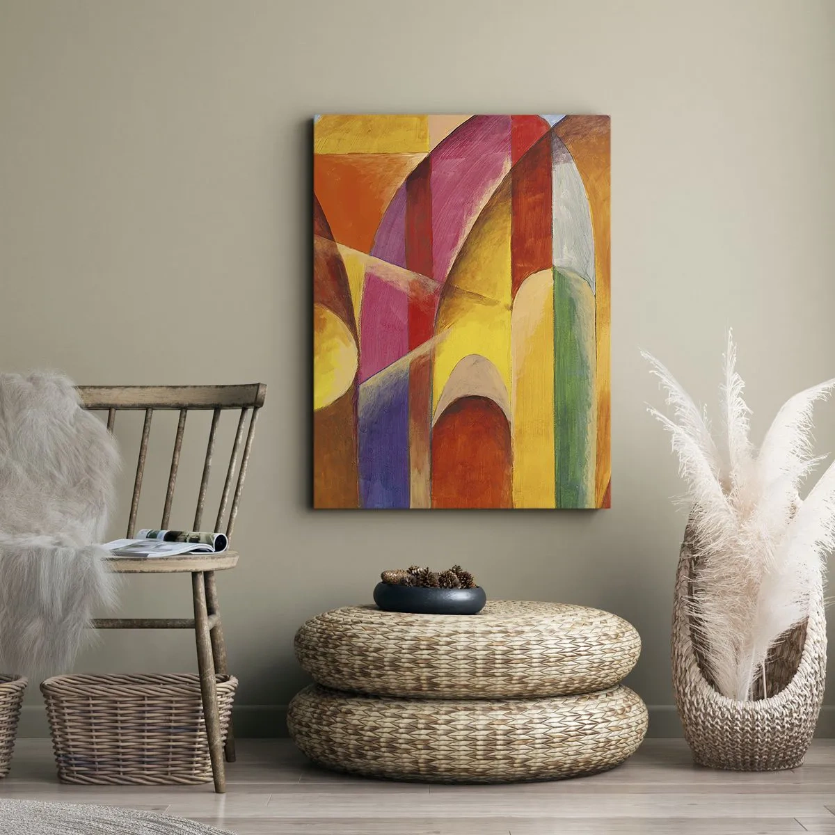 Vászonkép - A nap katedrálisa - 45x80 cm