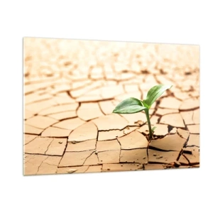 Üveg kép - Az élet fékezhetetlen ereje - 120x80 cm