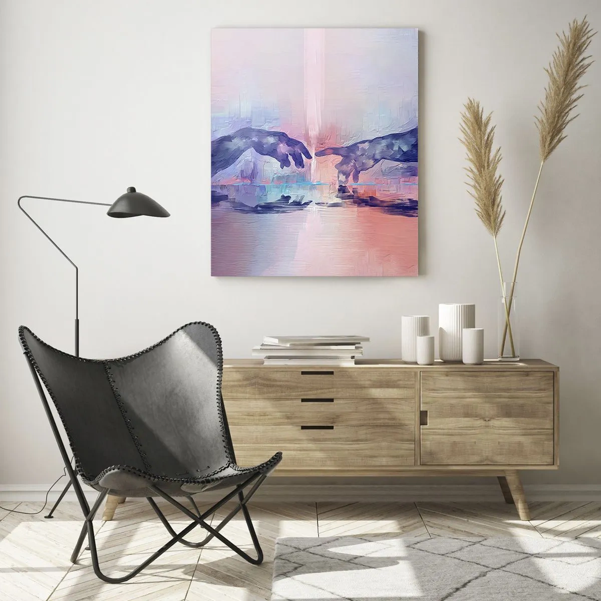 Üveg kép - Az élet isteni szikrája - 50x70 cm