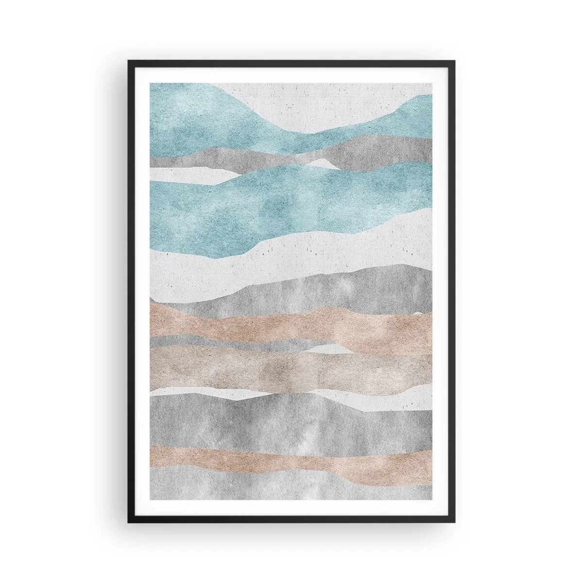 Poszter fehér keretben - A meghittség tanulmánya - 70x100 cm