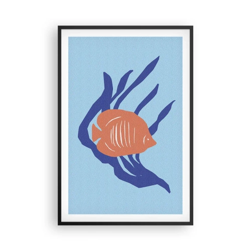 Poszter fehér keretben - Korall vízlakó - 61x91 cm