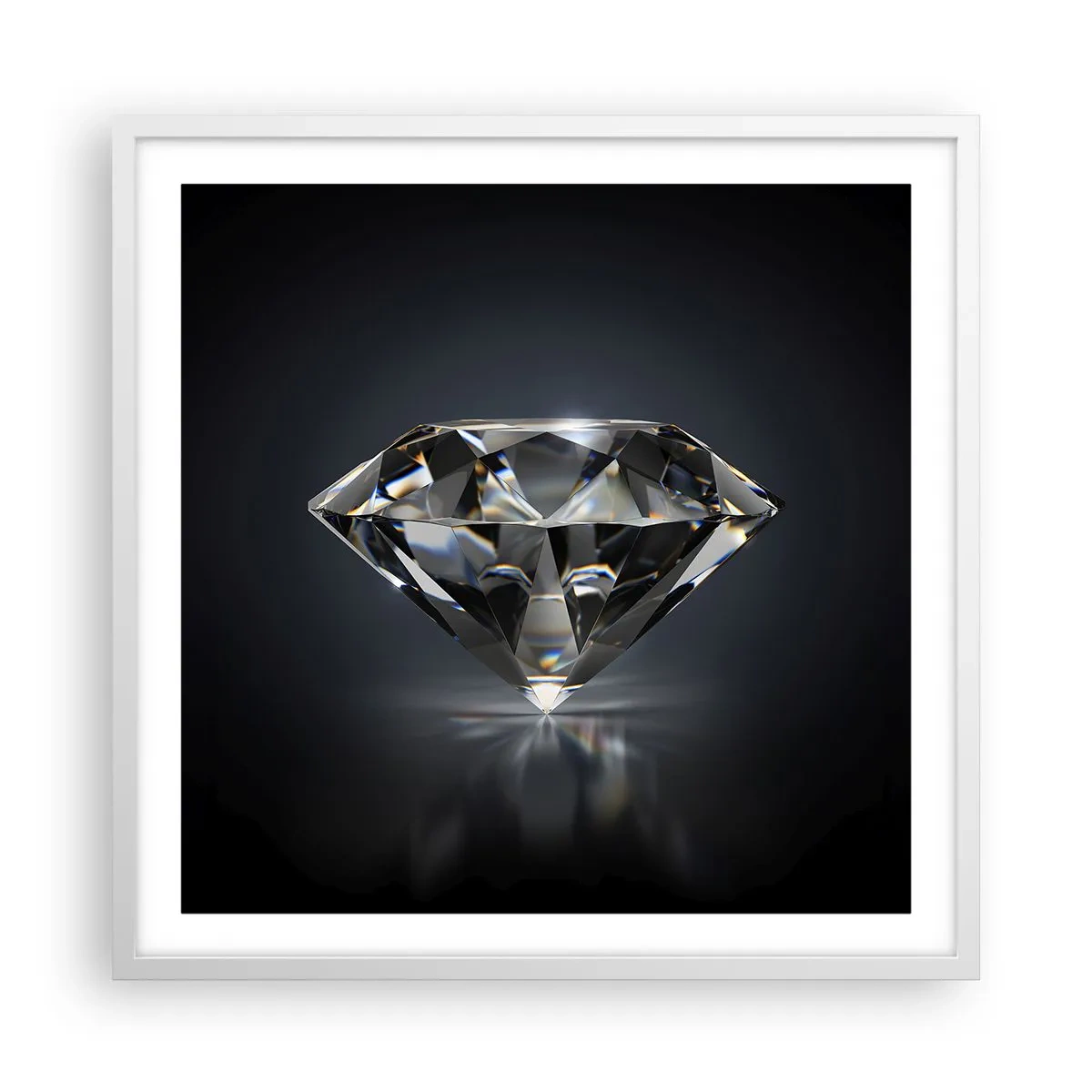 Poszter fekete keretben - Best girls friend - 60x60 cm