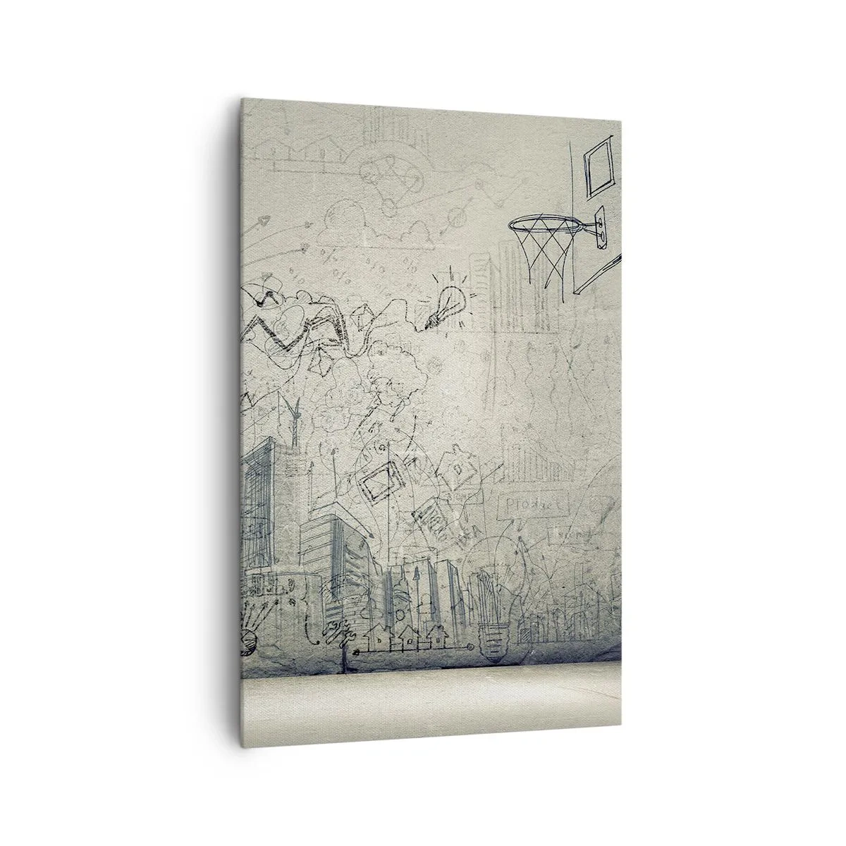 Vászonkép - A remek városi életem - 80x120 cm