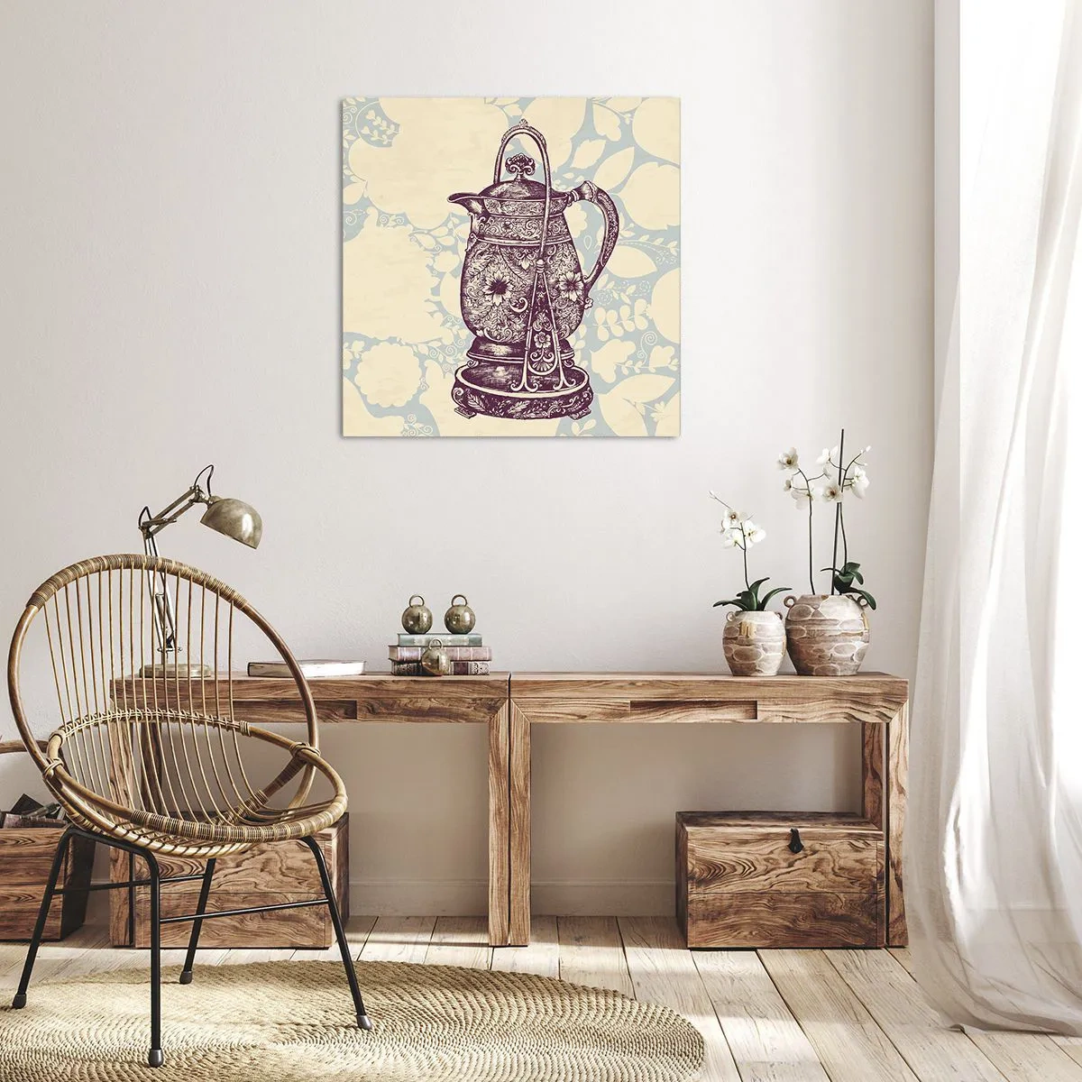 Vászonkép - A mindennapi élet szépsége - 40x40 cm