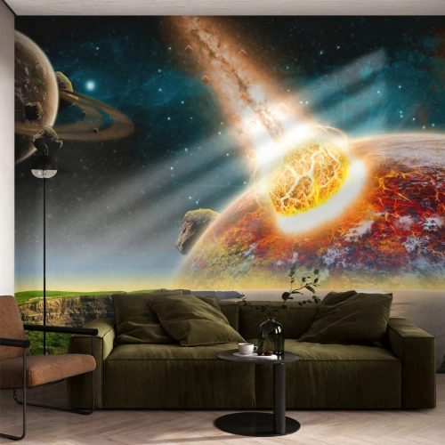 Fotótapéta Premium Canvas - Kozmikus dráma - Absztrakció, Tájkép, Világegyetem - 150x105 cm