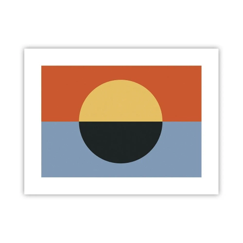 Poszter - A meleg és a hideg kompozíciója - 40x30 cm