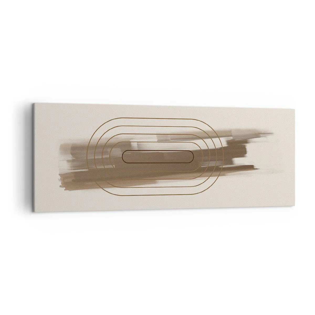 Vászonkép - Szürke fuvallat - 140x50 cm