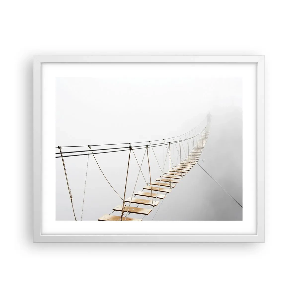 Poszter fekete keretben - Hová vezet? - 50x40 cm