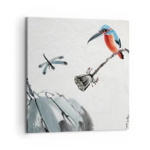 Vászonkép - A rét élete - 60x60 cm