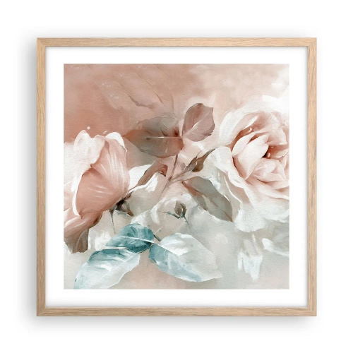 Poszter világos tölgy keretben - A romantika szelleme - 50x50 cm