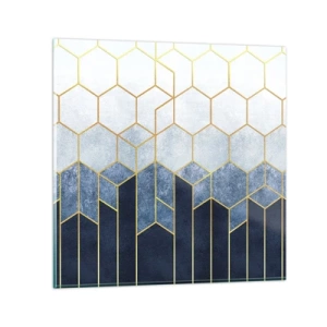 Üveg kép - Kompozíció szinkópa ritmusban - 60x60 cm