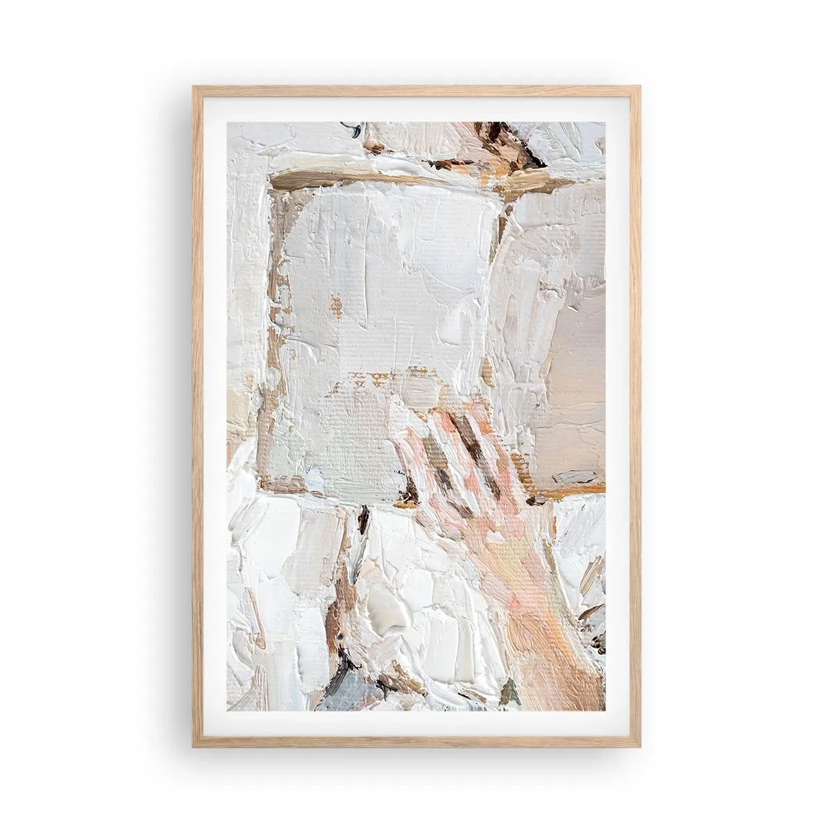 Poszter világos tölgy keretben - Egy másik világban - 61x91 cm