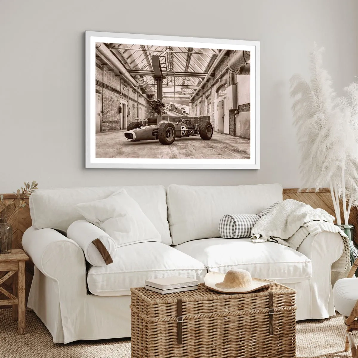 Poszter fekete keretben - A győztes pihenője - 100x70 cm