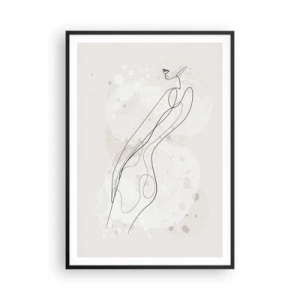 Poszter fehér keretben - Eltévedni nézésben - 70x100 cm